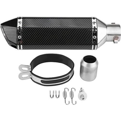 Free Shipping 51MM Motorcycle Exhaust Pipe With Muffler Moto Bike Pot Escape For Honda Yamaha Suzuki Kawasaki