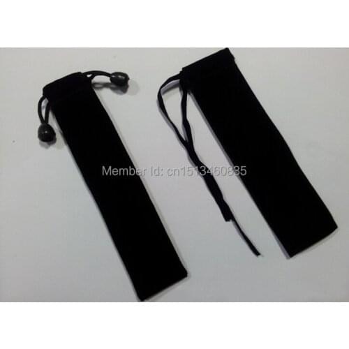 High quality3.5*17cm velvet jewelry pouch velvet pouch pen pouch velvet recording pouch chopsticks bag customize wholesale