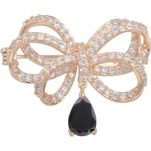 YAN MEI Brooches Bow On Clothes