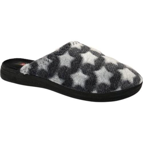 Womens Pink Gray Winter Home Slipper Casual Stylish