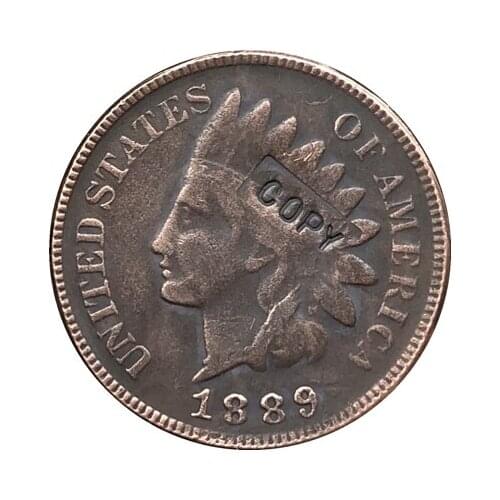 1889 Indian head cents coin copy