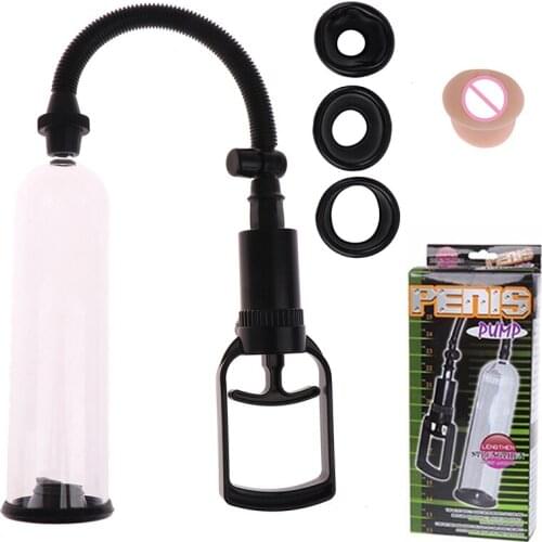 2021 Beginner Mannelijke Penis Trein Vergroter Mannen Pomp Groter Groei Uitbreiding Enhancer