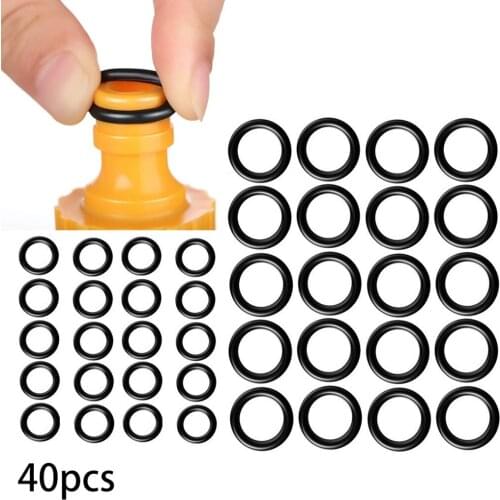 40Pcs/Set 1/4 M22 + 3/8 O-Rings For Pressure Washer Hose Quick Disconnect Pressure Washers 1/4 3/8 O-Rings