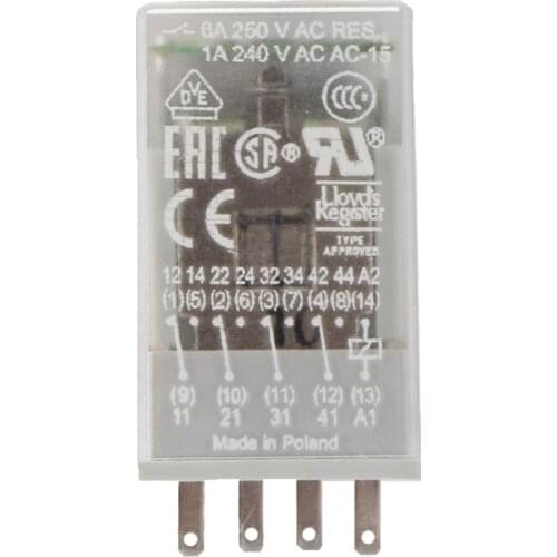 ABB High power small intermediate relay electromagnetic relay CR-M024DC4L CR-M230AC4L MY4NJ DC12V DC24V AC110V AC220V 14feet