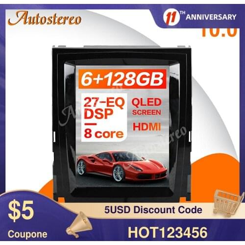 Android 10.0 128 For Cadillac Escalade Tesla Radio Car GPS Navigation HeadUnit Auto Stereo Multimedia Player Radio Tape Recorder