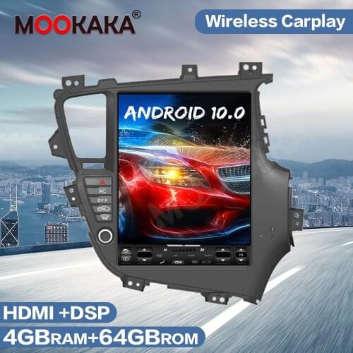 Android 10.0 4GB+64GB Car GPS Navigation Radio For KIA Optima K5 2011-2015 Tesla Style Radio Multimedia Player Stereo Head Unit