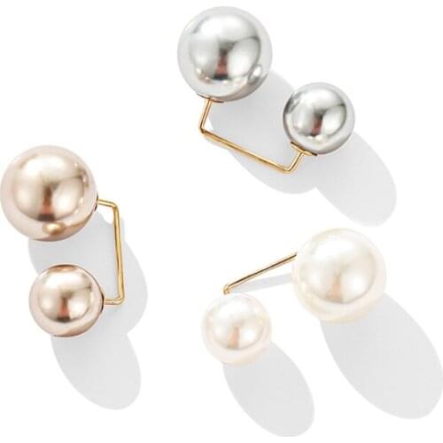 Brooch Pin Set Womens Small Brooch Pearl Rhinestones Lapel Pins Sweater Shirt Fixed Clothes Decoration Accessories Gift AXYD