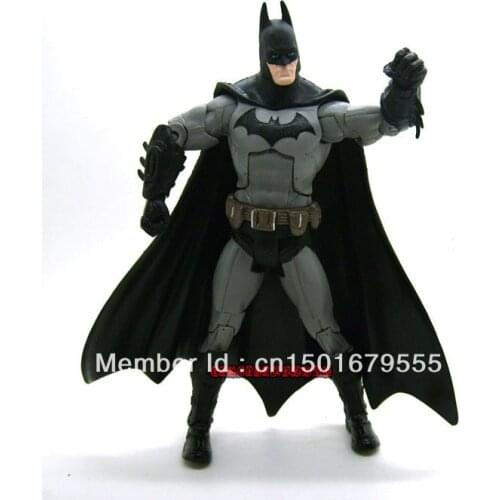 DCU Universe Classics Bat-man Legacy Edition Arkham City Gray Batsuit 6" Loose Action Figure Figurine Toy Doll