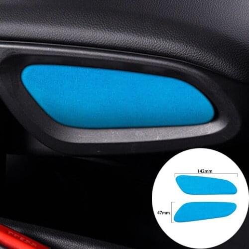 For BMW MINI F60 2018-2020 Alcantara Suede Wrap Car Armrest Box Sides Panel Strip Cover Car Trim Stickers Internal Accessories