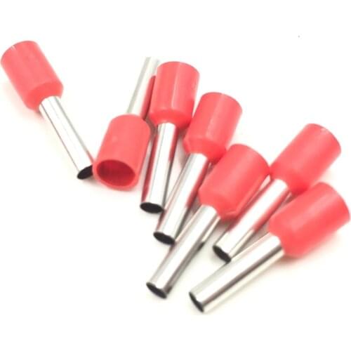 E2510 European terminal cold pressure tube type pin terminal1000 copper nose needle