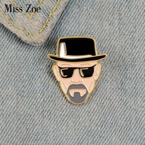 Br Ba Enamel Pin Custom Movie TV Role Brooches for Shirt Lapel Bag Badge Punk Vintage Classic Movie Jewelry Gift for Friends