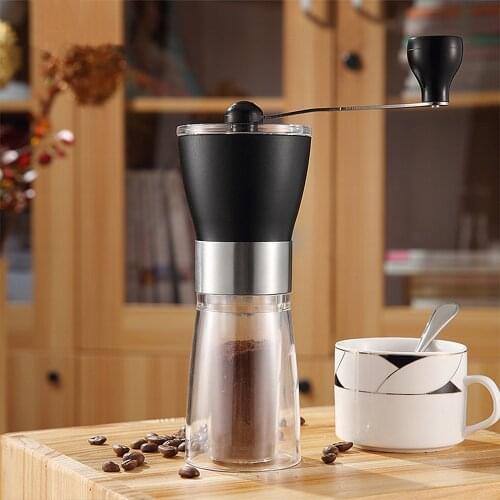 Coffee Grinder Washable Ceramic Core Handmade Mini Coffee Bean Burr Grinders Mill Kitchen Tool portable Manual Coffee Grinder