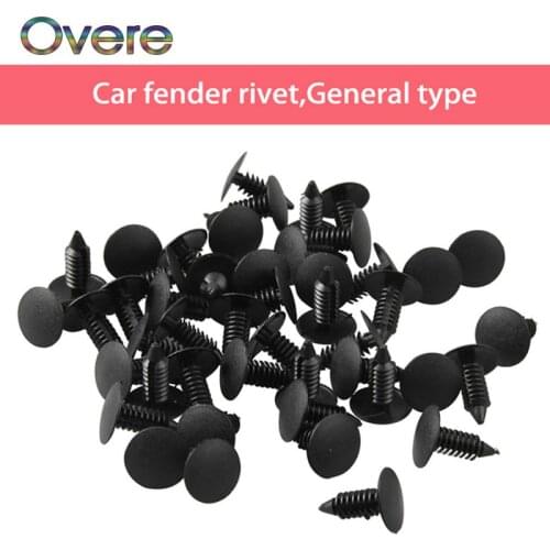 Overe 50X Auto Bumper Clips Fasteners Car Door Trim Panel Fender Rivet 6.For Kia Rio Ceed Sportage Mazda CX-7 6 Mini Cooper R56