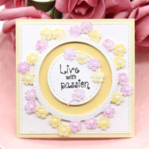 KSCRAFT Flowers Circles Metal Cutting Dies Stencils for DIY Scrapbooking/photo album Decorative Embossing DIY Paper Cards