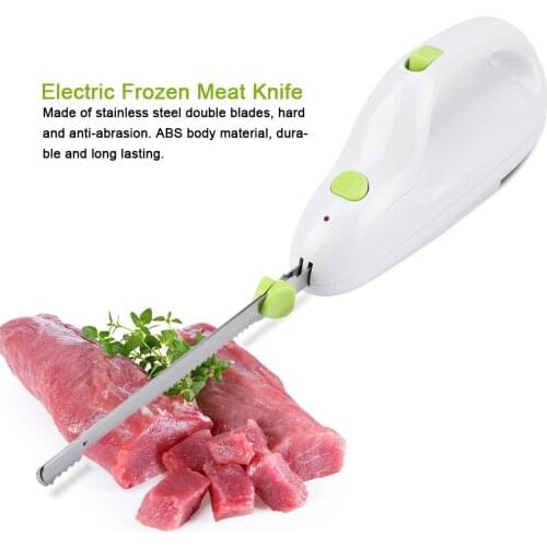 Kitchen Electric Bread Knife Automatic Toast Meat Cutter Stainless Steel Blade 220-240V EU Plug