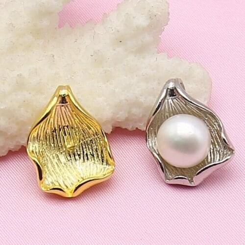 HOT CHEAP Fashion Pearl Pendant Mountings, Pendant Findings, Pendant Settings Jewelry Parts Fittings Jewellery Accessories
