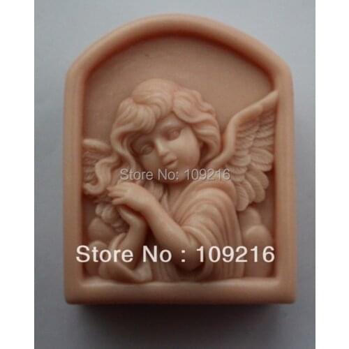Wholesale!!!1pcs Lovely Little Angel(ZX929) Silicone Handmade Soap Mold Crafts DIY Mold