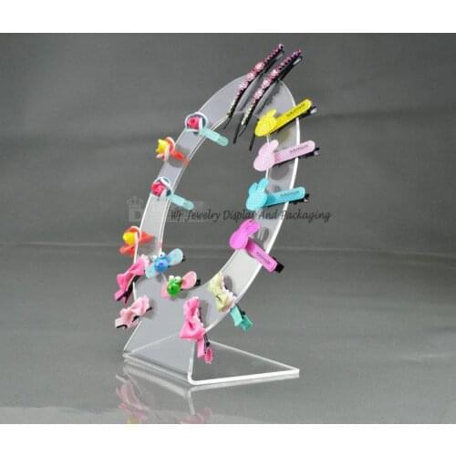 Wholesale Acrylic Hairpin Display Rack Headwear Showing Stand Hair Accessories Headdress Holder Jewelry Showcase