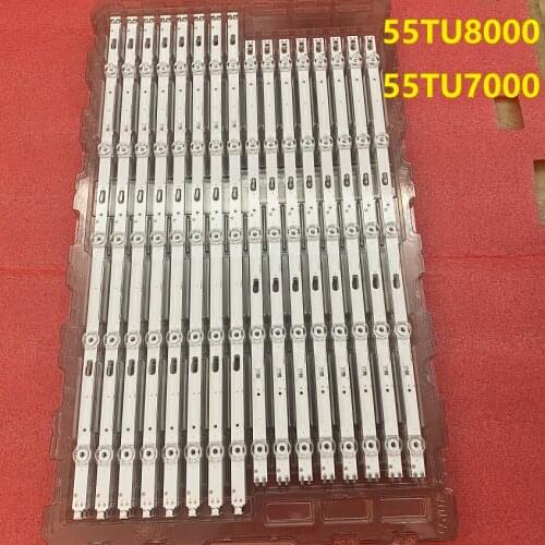 5set =40pcs LED bar for Samsung A55TU8000 UA55TU7000 UN55TU8200 UN55TU7000 UN55TU800 UE55TU8000 UE55TU7000 V0T7-550MA-R0 550MB