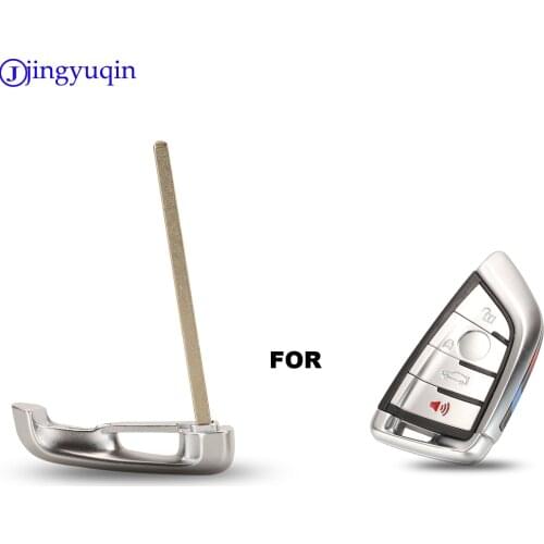 Jingyuqin Remote Car Key Shell Blade Blank Key For BMW X1 X3 X4 X5 X6 F15 F16 F48 G30 G38 525 540 730 740 1 2 5 7 Series 218i