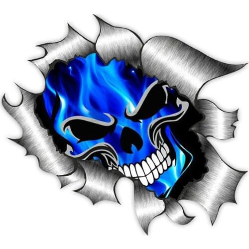 Realistic 3D Visual Personalized Fashion Stickers Used for Car Motorcycle Wall Furniture Waterproof Vinyl KK PVC 13cm X 13cm