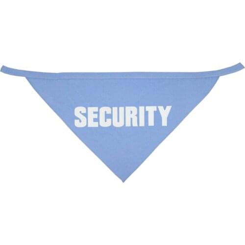 “SECURITY” Adjustable Dog Bandana Pet Scarf Cute Neckerchief For Puppy Dog Cat Pet Bibs