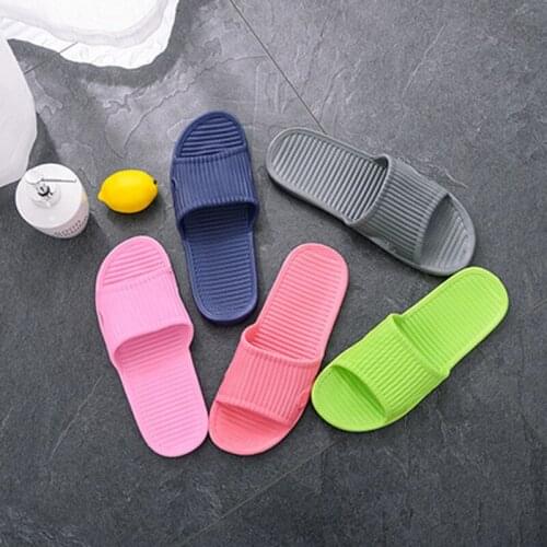 2020 New Men and Women Indoor Floor Flat Shoes Summer Non-slip Bath Home Slippers Comfortable Sandals