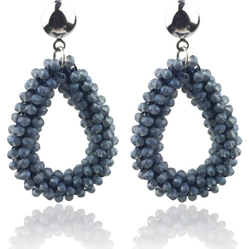 Oorbellen Crystal Dangle Earrings For Women Boho Jewelry Handmade Big Water Drop Earrings boucle d'oreille femme 2020 pendientes