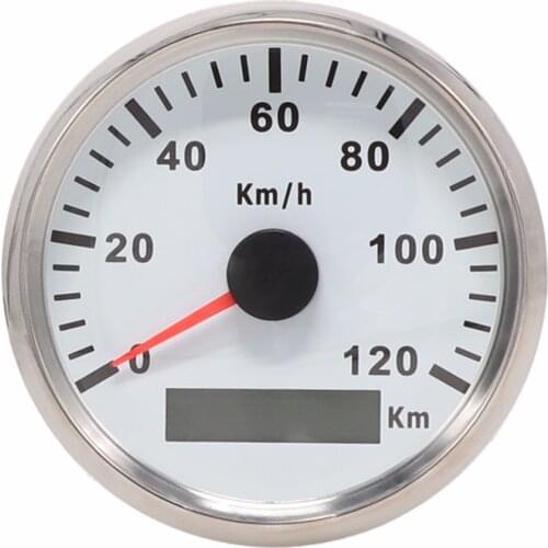 Universal 85mm GPS Speedometer Stainless 120Km/h 200km/h Car Motor Auto Speedometer With Backlight Waterproof Digital Gauges