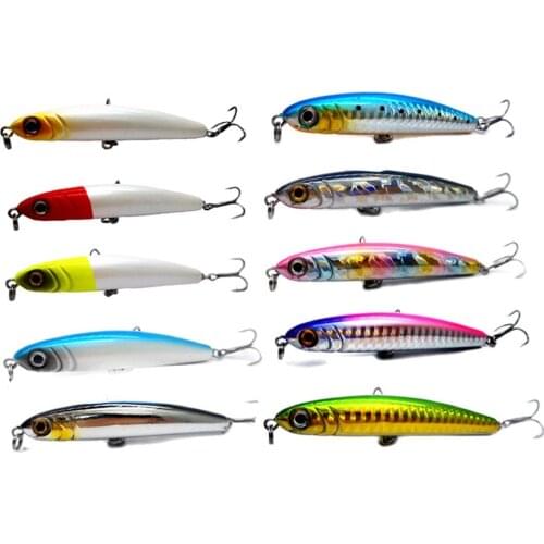 WATERBOY Sinking Pencil Stick Bait Fishing Lure 8cm 12g 3.14" 0.42oz Hard Plastic Artificial Fishing Lure