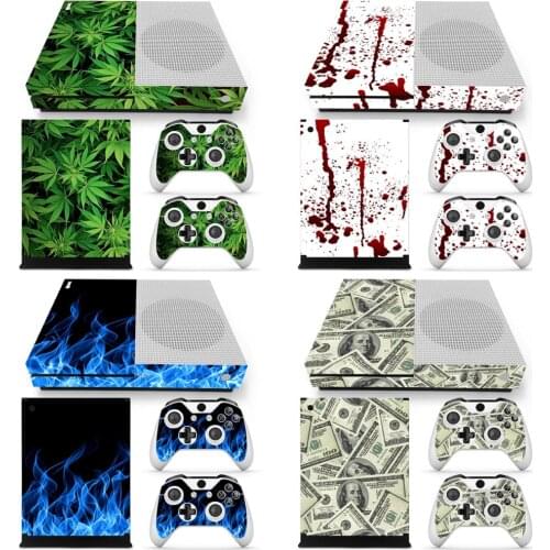 More design For X box one s console sticker and 2 controllers sticker for X BOX ONE S vinyl sticker