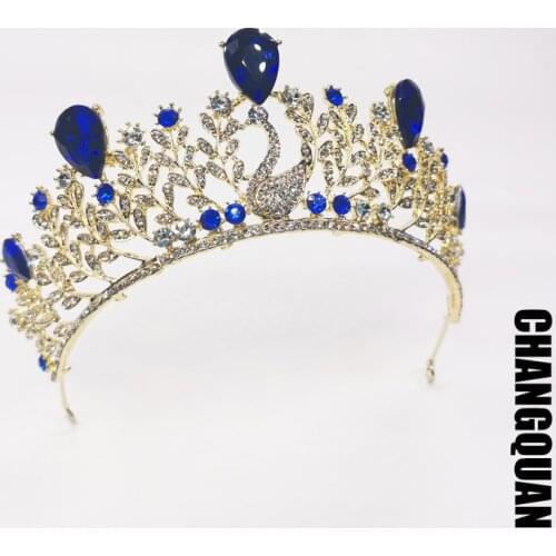 Jeweled Crowns Beautiful Headpiece Wedding Crown Wedding Tiaras Hair Accessories for Prom Birthday Costume Party TT@88