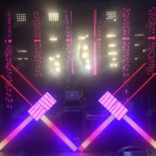 1 Pcs Factory Wholesale SMD 5050 LED Dream Bar Light With DMX Art-Net & Kling-Net Tri-Color Milky Frosted Clean wash wall light