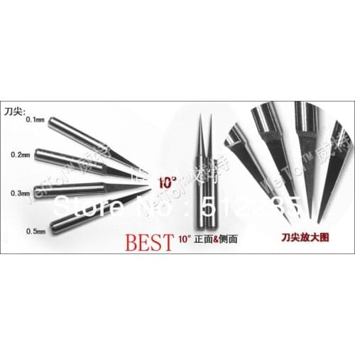 20pcs 3.175 engraving bits for spindle motor/ flat end mill