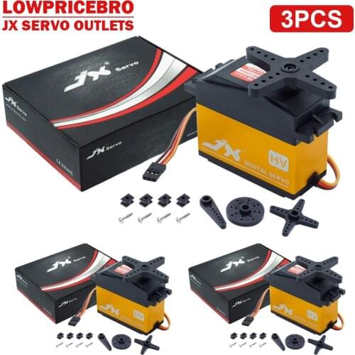 3pcs JX PDI-HV2070MG 73KG High-Voltage Metal Gear Core Digital Servo 1/5 Car compatible SAVOX-0236 LOSI XL 5T BAJA