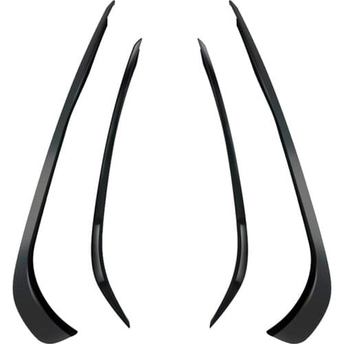 4Pcs Front Bumper Lip Splitters Spoiler Trim for Mercedes-Benz C117 CLA Class CLA220 CLA250 CLA260 AMG 2013-2015 Bright