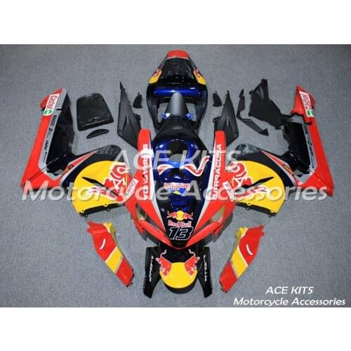 ACE KITS New ABS Injection Fairings Kit Fit For HONDA CBR600F5 2005 2006 CBR600F5 05 06 Black Red F26