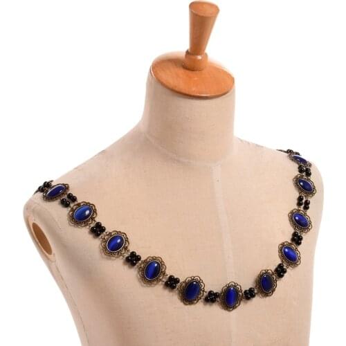 Medieval Men Cosplay Accessory Tudors Dynasty Renaissance SCA Chain of Office Livery Collar Elizabethan Necklace