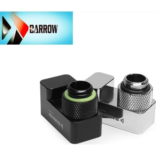 Barrow G1/4" fittings Black/Silver 360 Rotate Offset Connector Suitable connection less than or equal to 15mm adapter TX360PZ-15