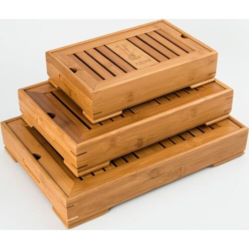 Free shipping small size bamboo tea tray