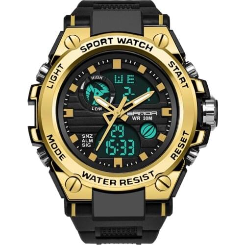 Luxury Watches Men Military Army Mens Watch Waterproof Sport Wristwatch Dual Display Watch Male Relogio Masculino