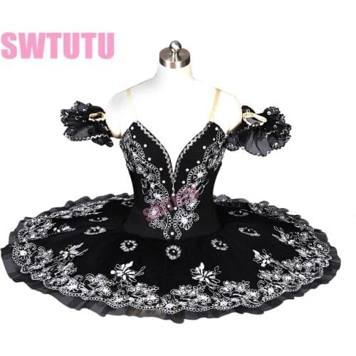 Black swan lake professional ballet tutu women classical ballet tutu adult pancake tutu platter BT8973