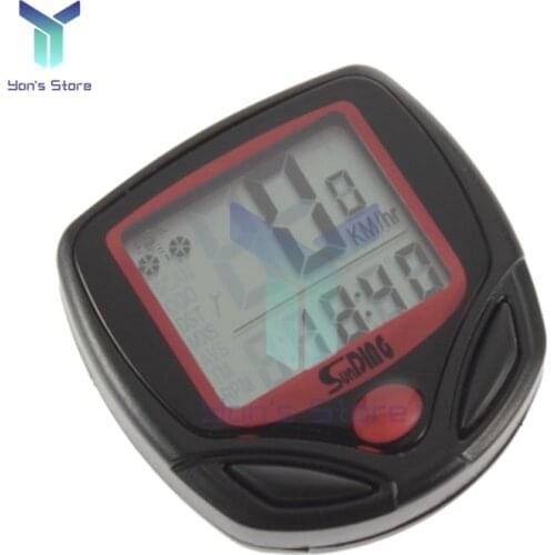 Digital Waterproof Bike Computer Meter Odometer Speedometer Cycling Computer Wired Stopwatch LCD Display Mileage Code Meter
