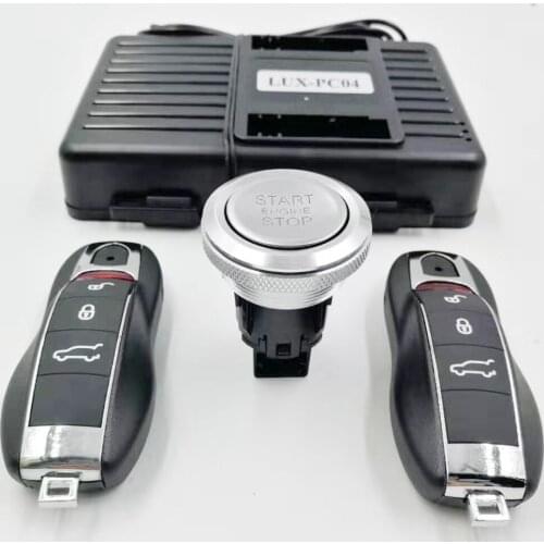 For Porsche Cayenne Year 2006-2010 Add Push Button Start Stop System PKE Keyless Entry System and Remote Start System Plug Play