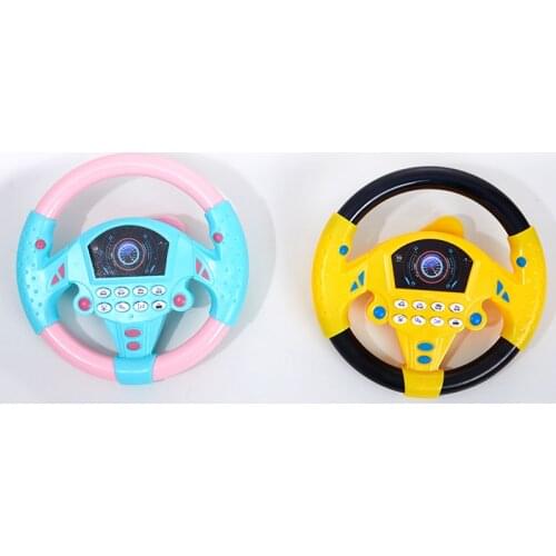 Simulation Steering Wheel with Light Early Education Sounding Toy For Kids
