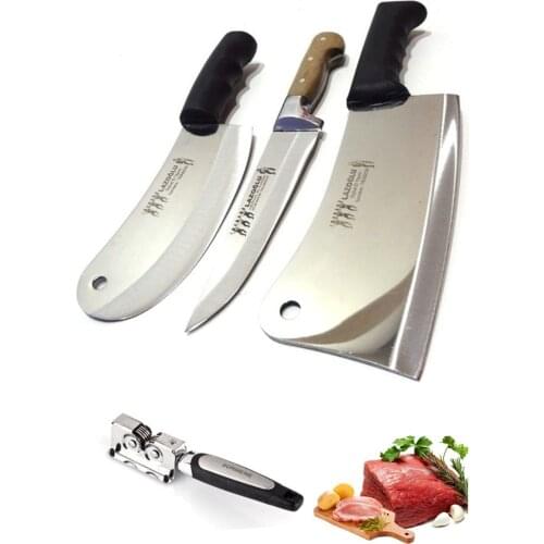 Line Armor Riding on Knife Set Butcher blades meat chopping row knife sets sharp körelmez famous Turkish knives Set