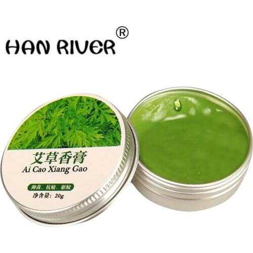 20 grams of 100% pure natural tsao tsao ointment drive midge refreshing wormwood extract essential oil massage
