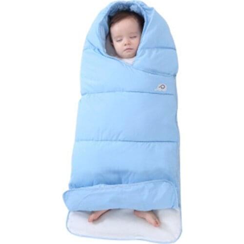 New Baby Sleeping Bag Autumn And Winter Thickened Down Cotton Jacket Baby Shock-Proof Jump Bag By The Kick Bag Out