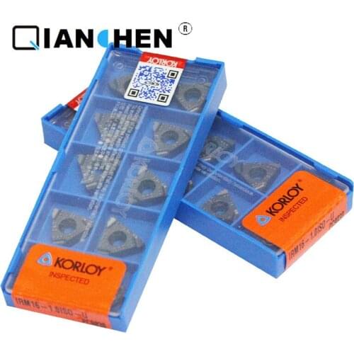 Original Korea Korloy IRM16-1.0ISO-U PC9030 IRM16-AG55-U PC9030 MGMN300-02-L PC5300 (10pcs/lot)internal Turning Tool Inserts