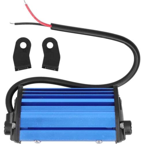 9W Motorcycle Front LED Headlight White Light Modification Universal with Adjustable Mounting Bracket